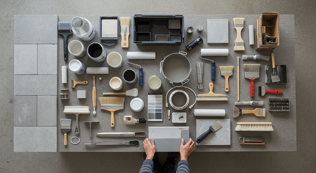 Essential Tools for DIY Concrete Staining