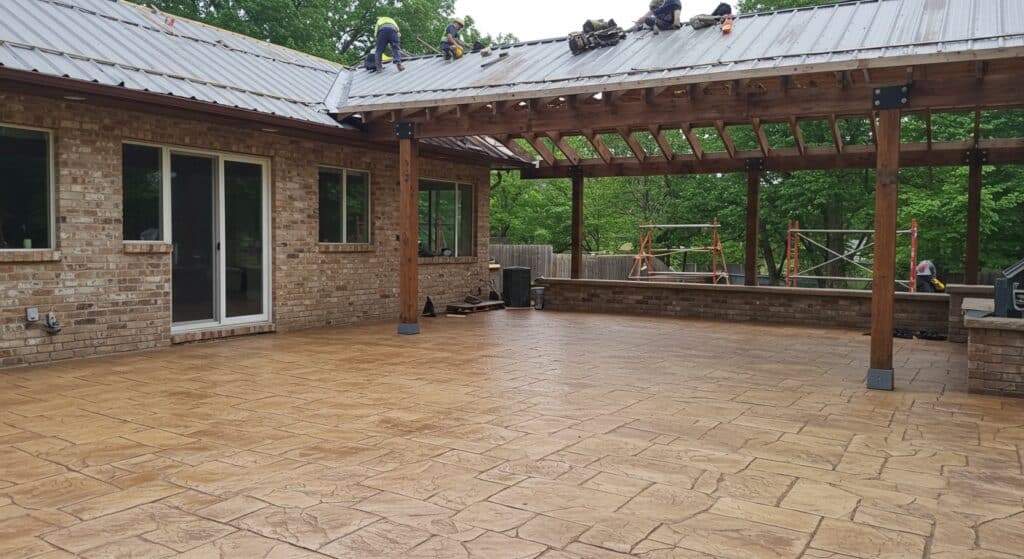 stamped concrete patio cost 3